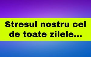Stresul nostru cel de toate zilele